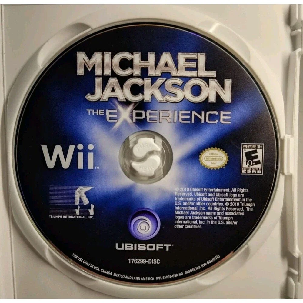 Michael Jackson: The Experience (Nintendo Wii, 2010). No Glove or Manual. Used